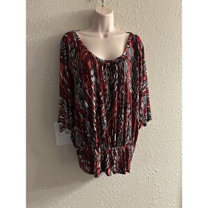 New 2X Marc Bouwer Open Back Multi Top #1623*12
